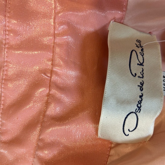 Oscar de la Renta pink Swing Rain Coat - Picture 7 of 7